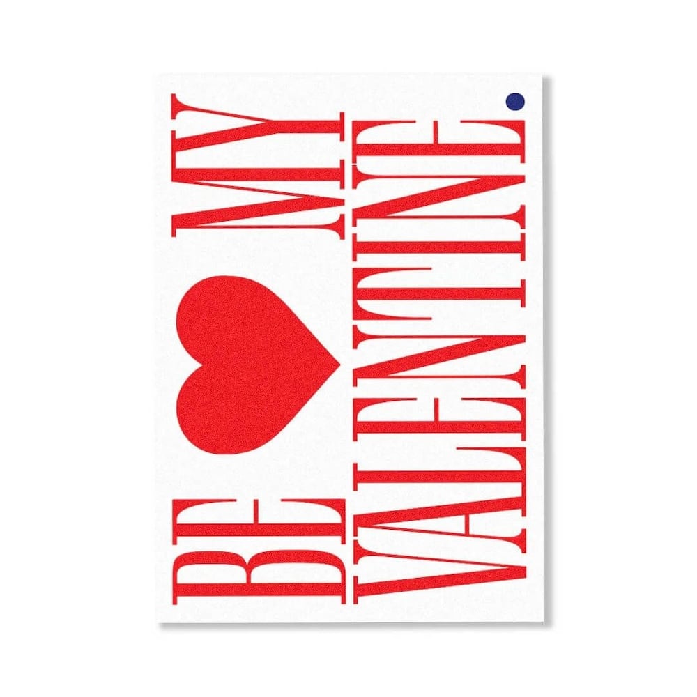 Be My Valentine Card